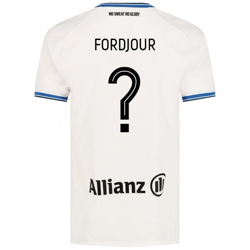 Enfant Maillot Richmond Fordjour #0 Blanc Tenues Extérieur 2024/25 T-Shirt Suisse