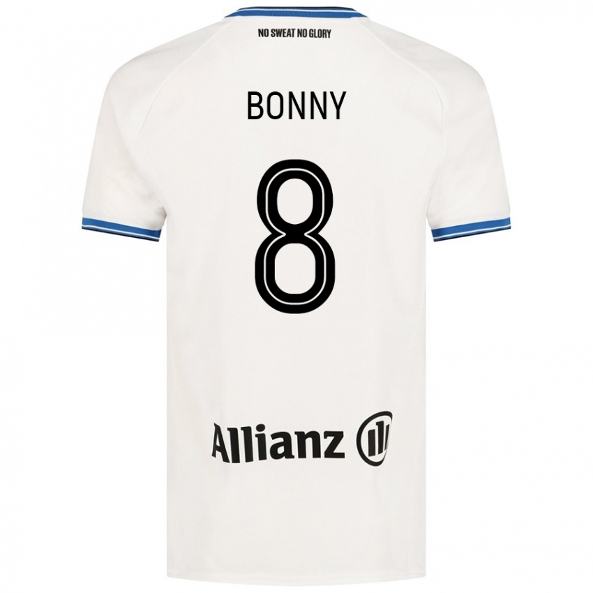 Enfant Maillot Chionne Bonny #8 Blanc Tenues Extérieur 2024/25 T-Shirt Suisse