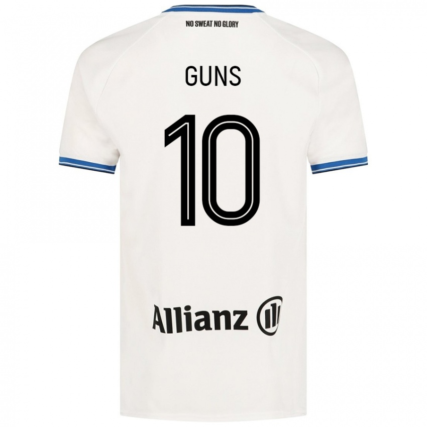 Enfant Maillot Celien Guns #10 Blanc Tenues Extérieur 2024/25 T-Shirt Suisse