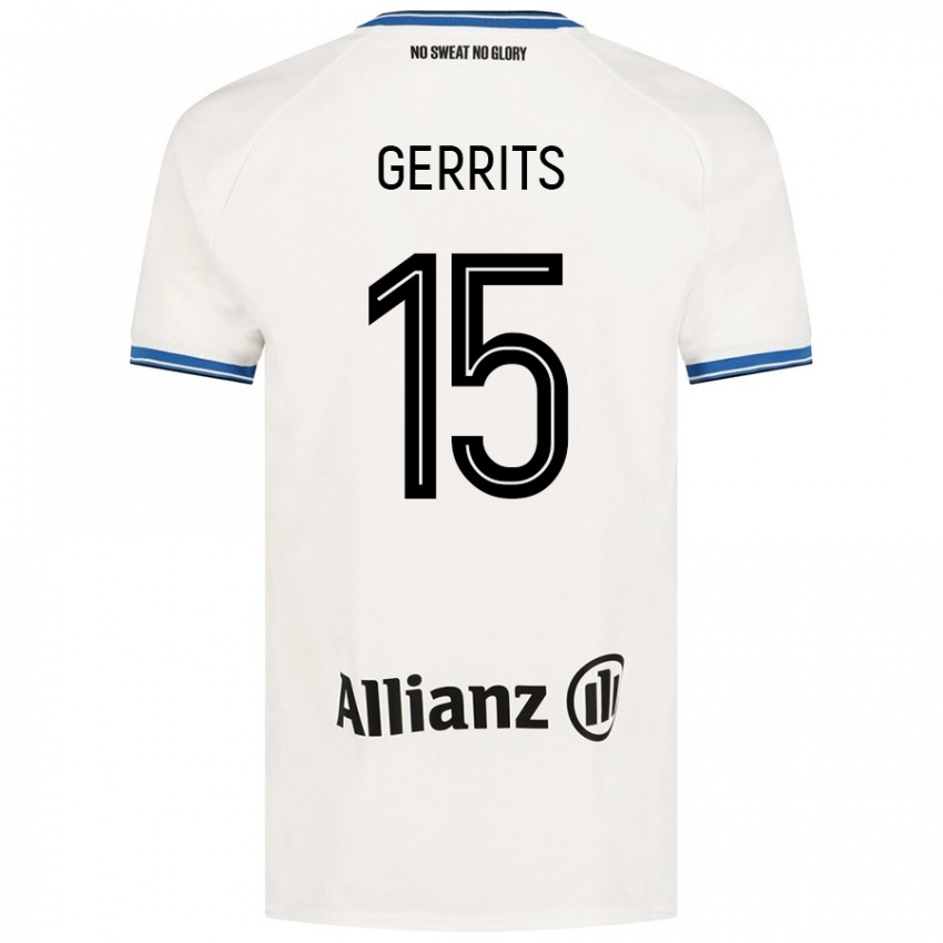 Enfant Maillot Melanie Gerrits #15 Blanc Tenues Extérieur 2024/25 T-Shirt Suisse