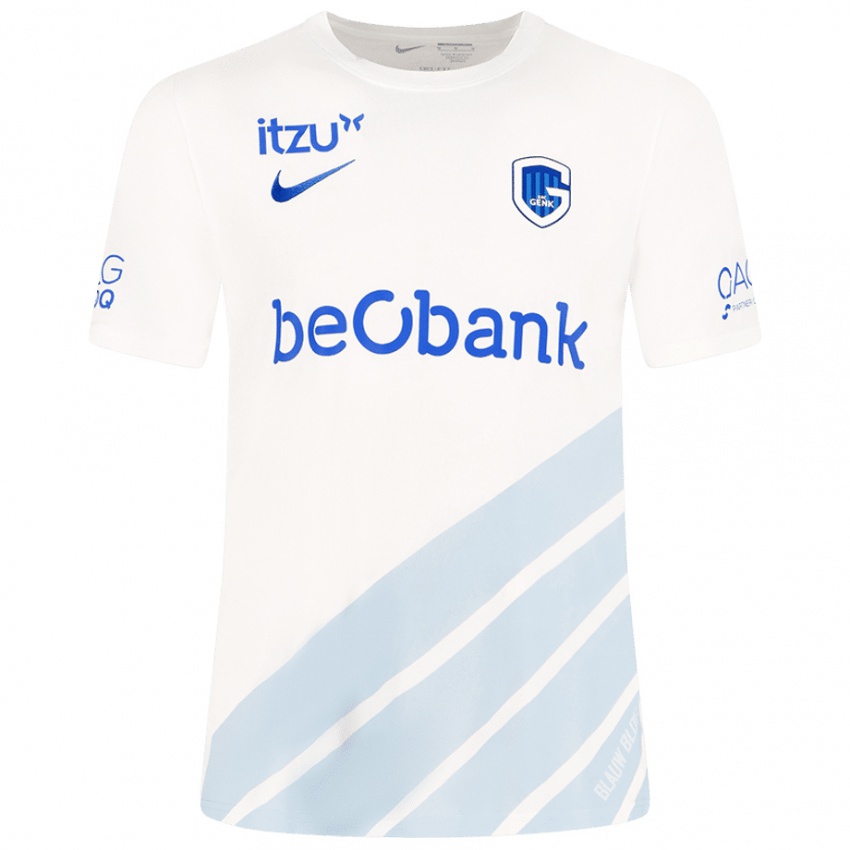 Kinder Hendrik Van Crombrugge #1 Weiß Auswärtstrikot Trikot 2024/25 T-Shirt Schweiz