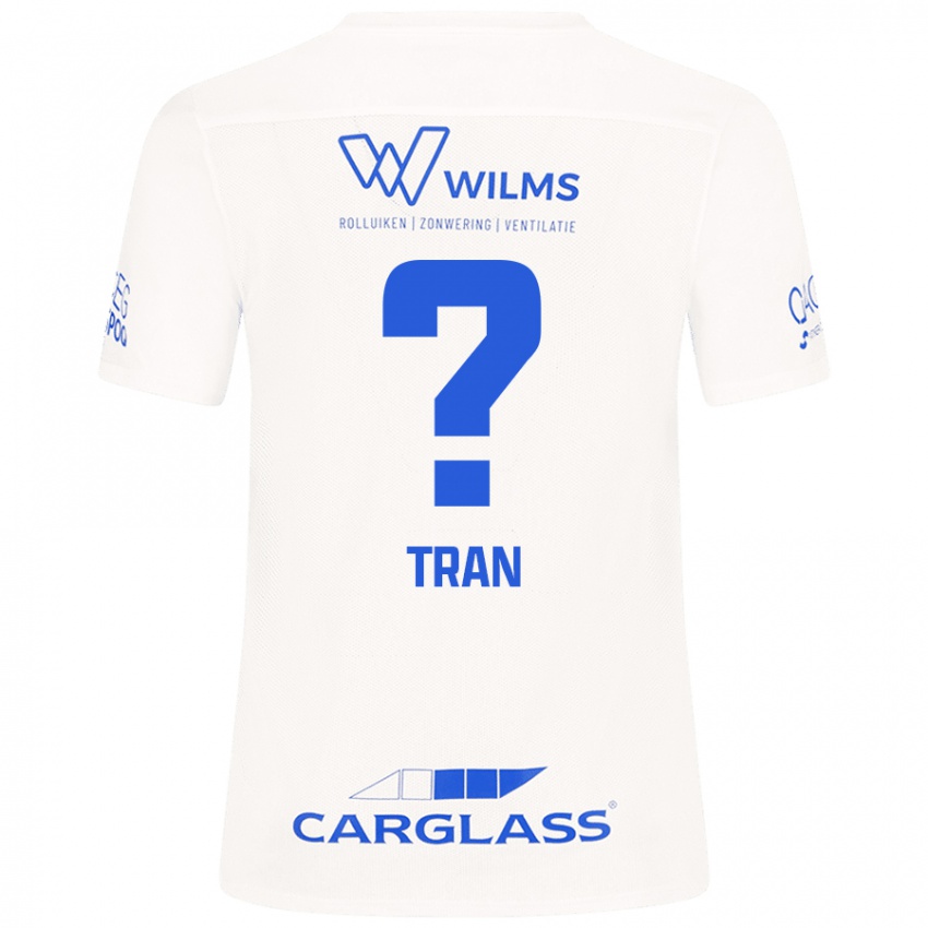 Kinder Lenn-Minh Tran #0 Weiß Auswärtstrikot Trikot 2024/25 T-Shirt Schweiz