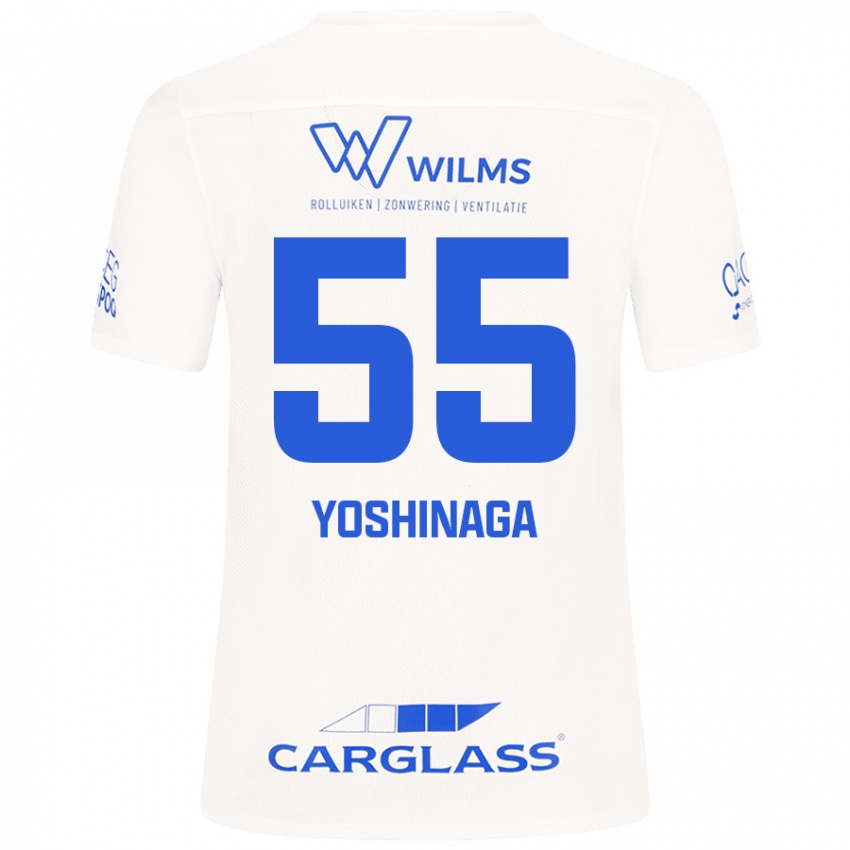 Kinder Yumeki Yoshinaga #55 Weiß Auswärtstrikot Trikot 2024/25 T-Shirt Schweiz