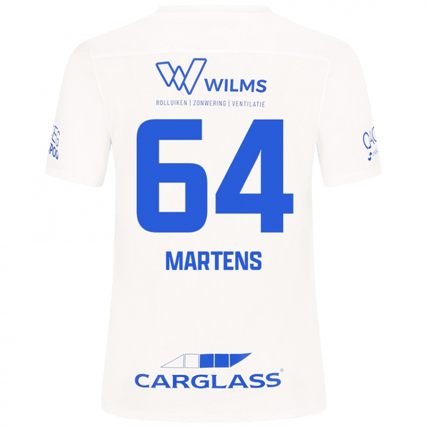 Kinder Nolan Martens #64 Weiß Auswärtstrikot Trikot 2024/25 T-Shirt Schweiz