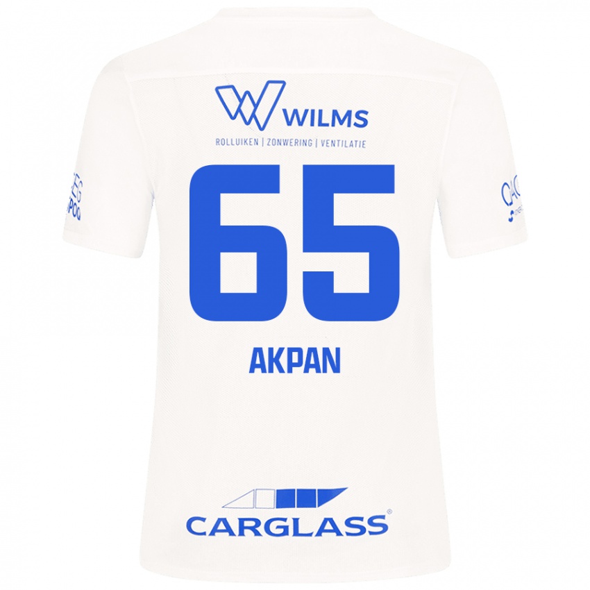 Kinder Christian Akpan #65 Weiß Auswärtstrikot Trikot 2024/25 T-Shirt Schweiz