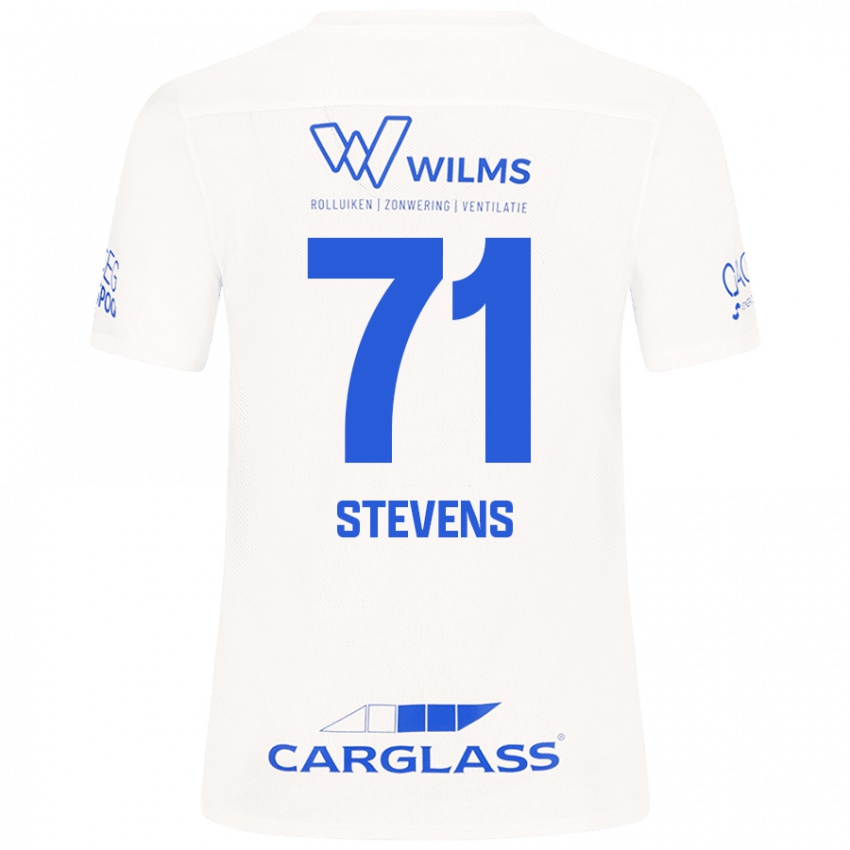 Kinder Brent Stevens #71 Weiß Auswärtstrikot Trikot 2024/25 T-Shirt Schweiz