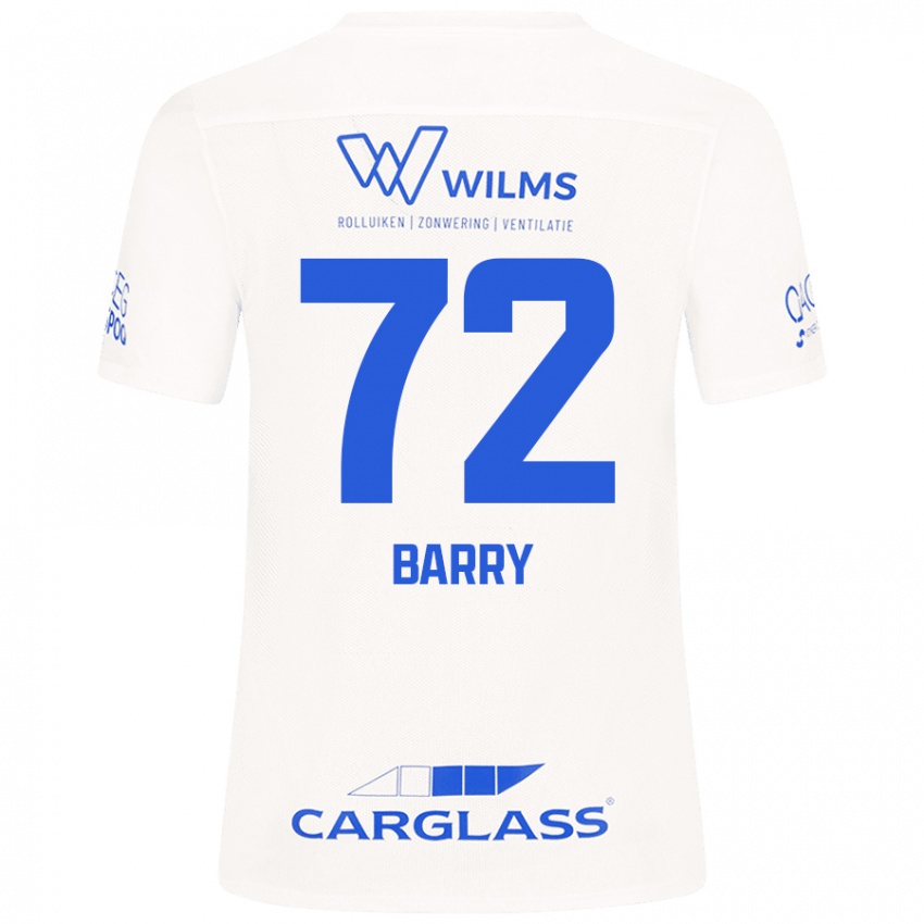 Kinder Alpha Barry #72 Weiß Auswärtstrikot Trikot 2024/25 T-Shirt Schweiz