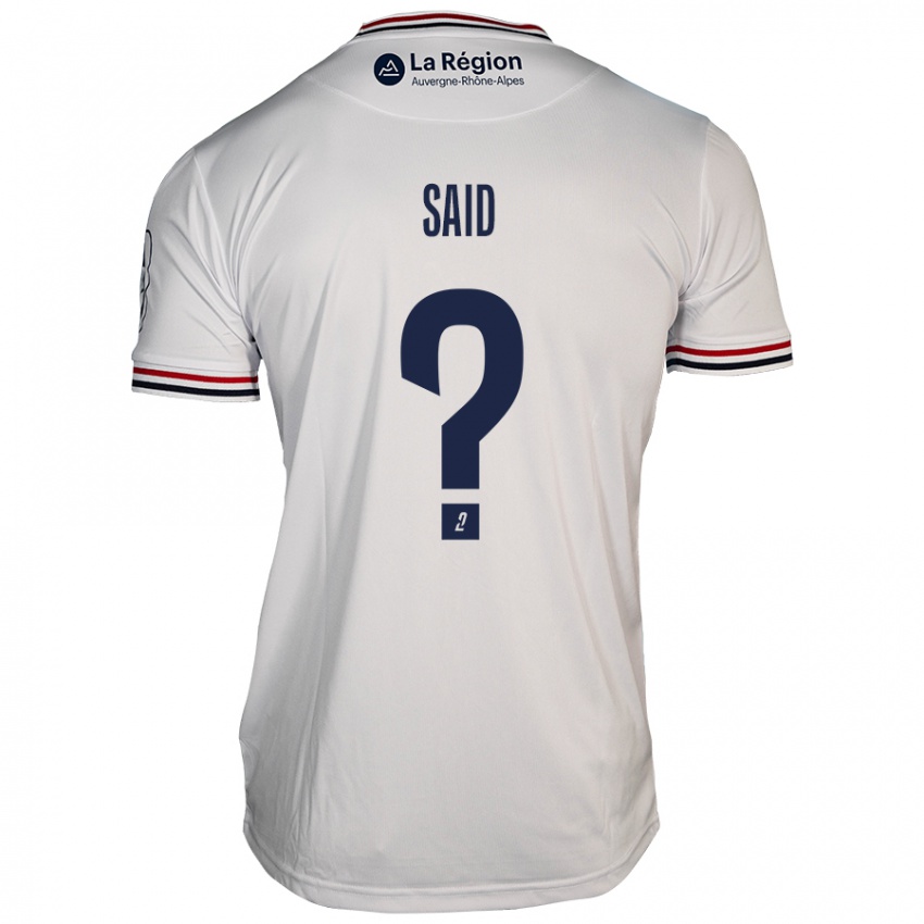 Kinder Amine Saïd #0 Weiß Auswärtstrikot Trikot 2024/25 T-Shirt Schweiz