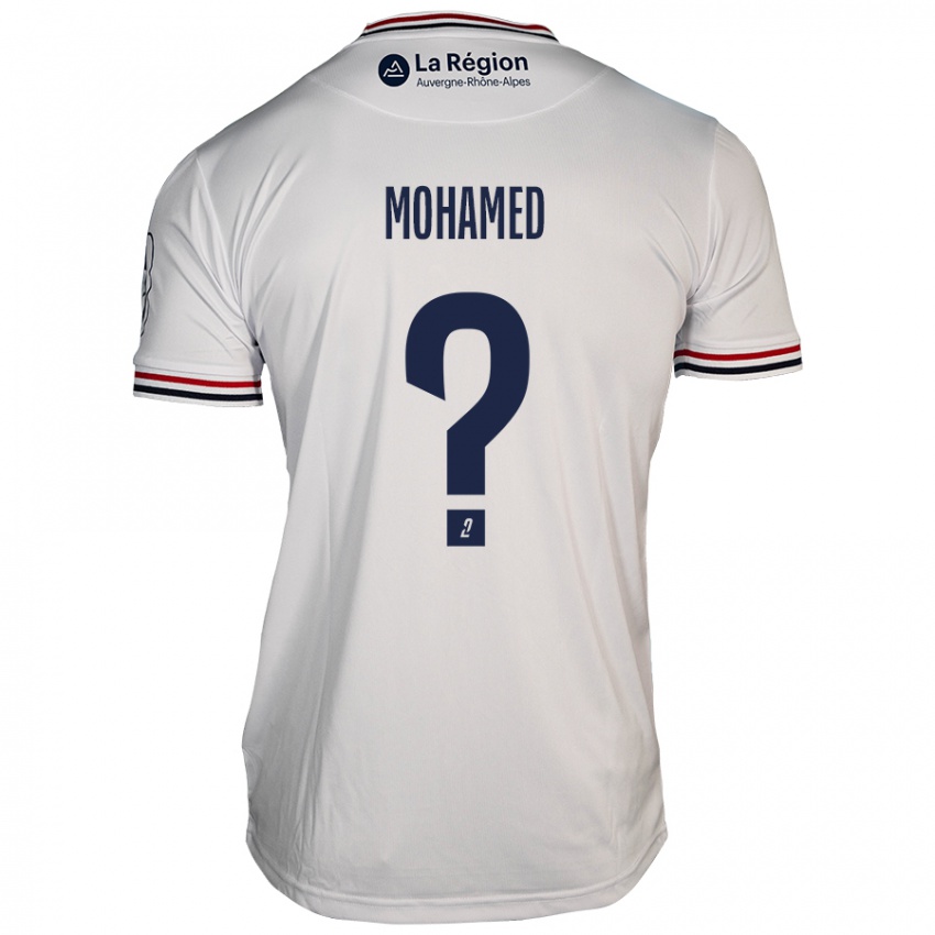 Kinder Yassine Mohamed #0 Weiß Auswärtstrikot Trikot 2024/25 T-Shirt Schweiz