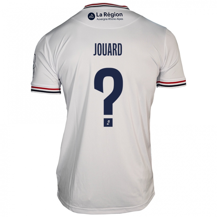 Kinder Dylan Jouard #0 Weiß Auswärtstrikot Trikot 2024/25 T-Shirt Schweiz