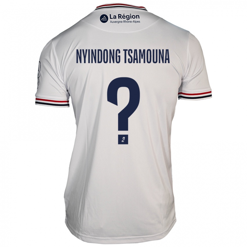 Kinder Jean Nyindong Tsamouna #0 Weiß Auswärtstrikot Trikot 2024/25 T-Shirt Schweiz