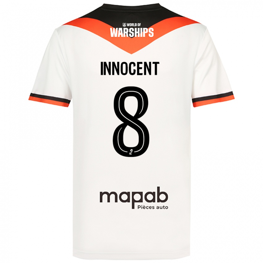 Kinder Bonke Innocent #8 Weiß Auswärtstrikot Trikot 2024/25 T-Shirt Schweiz