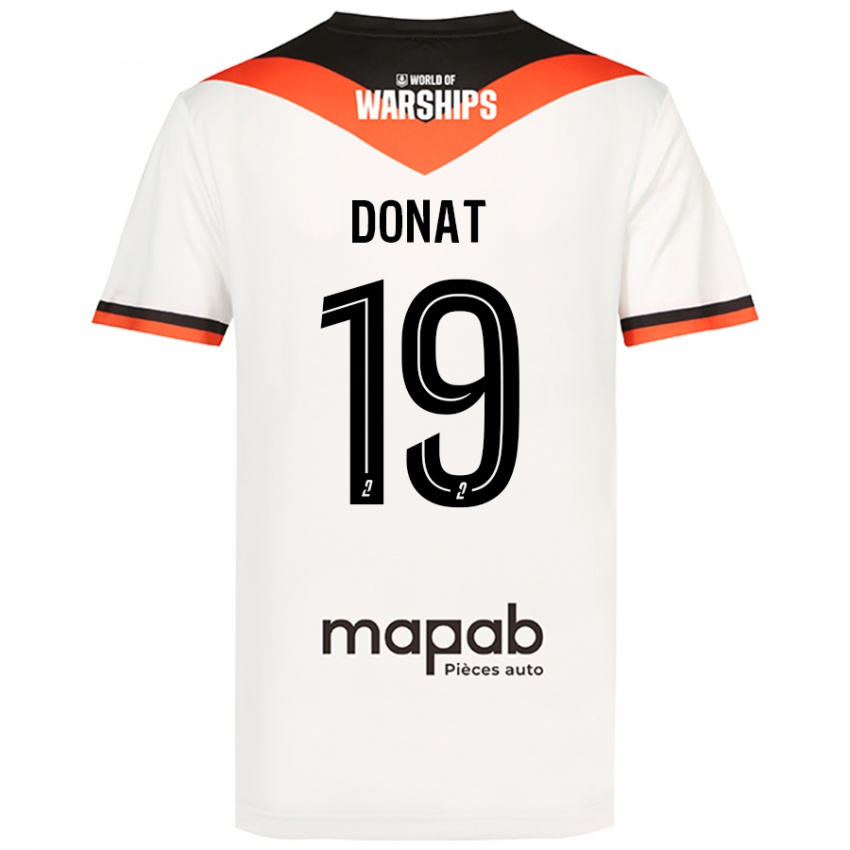 Kinder Noa Donat #19 Weiß Auswärtstrikot Trikot 2024/25 T-Shirt Schweiz