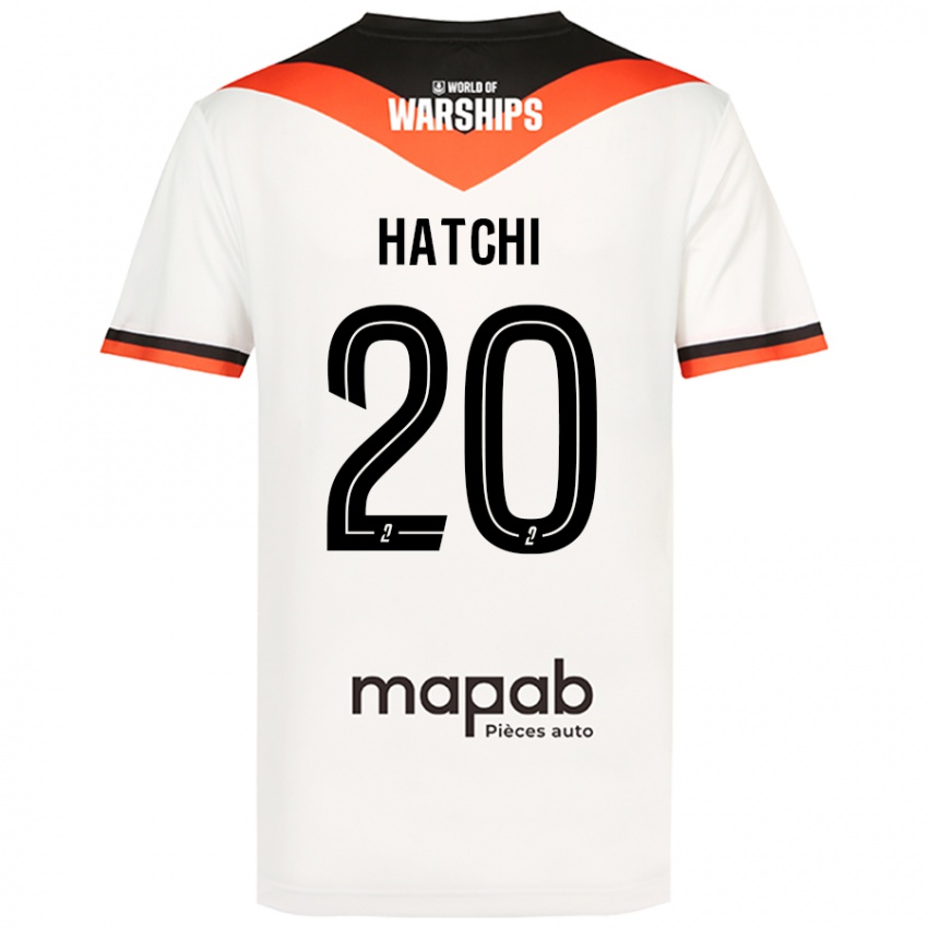 Kinder Jérémy Hatchi #20 Weiß Auswärtstrikot Trikot 2024/25 T-Shirt Schweiz