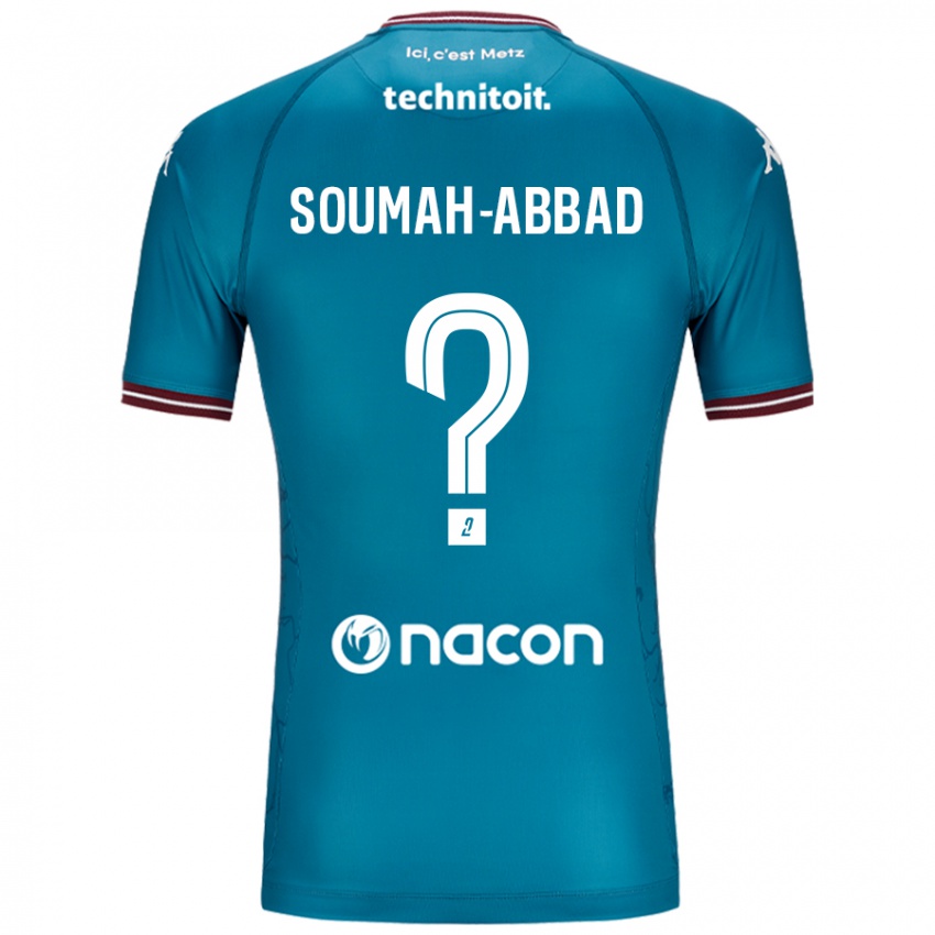 Kinder Édouard Soumah-Abbad #0 Blau Petrol Auswärtstrikot Trikot 2024/25 T-Shirt Schweiz