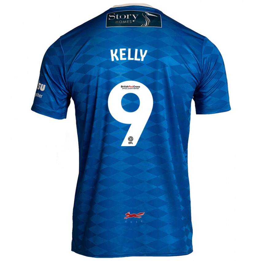 Herren Georgie Kelly #9 Blau Heimtrikot Trikot 2024/25 T-Shirt Schweiz