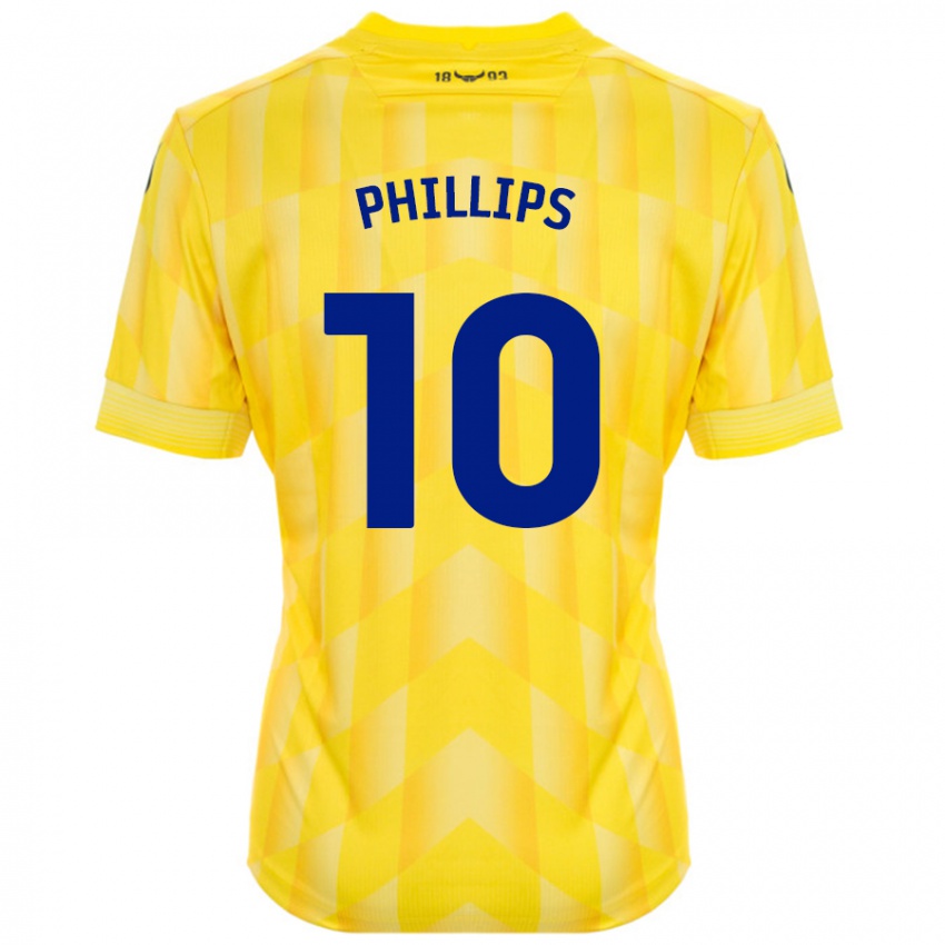 Herren Matt Phillips #10 Gelb Heimtrikot Trikot 2024/25 T-Shirt Schweiz