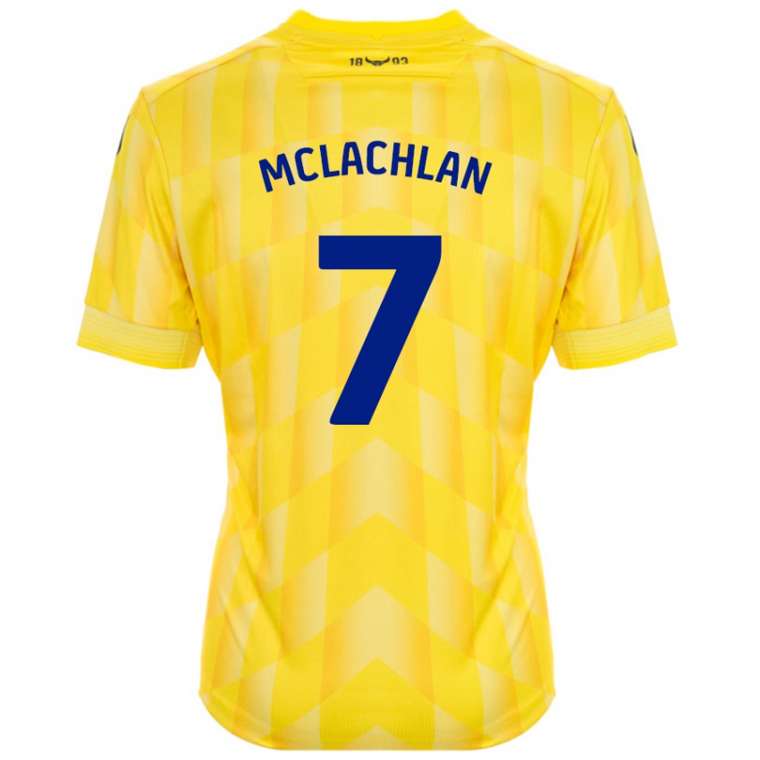 Herren Daisy Mclachlan #7 Gelb Heimtrikot Trikot 2024/25 T-Shirt Schweiz