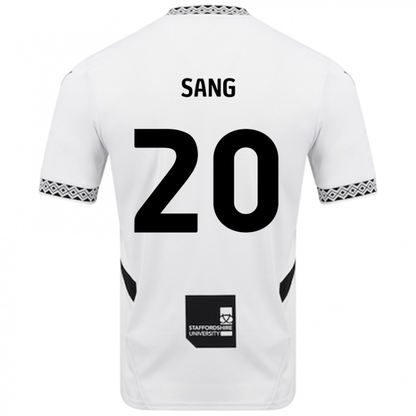 Herren Tom Sang #20 Weiß Heimtrikot Trikot 2024/25 T-Shirt Schweiz