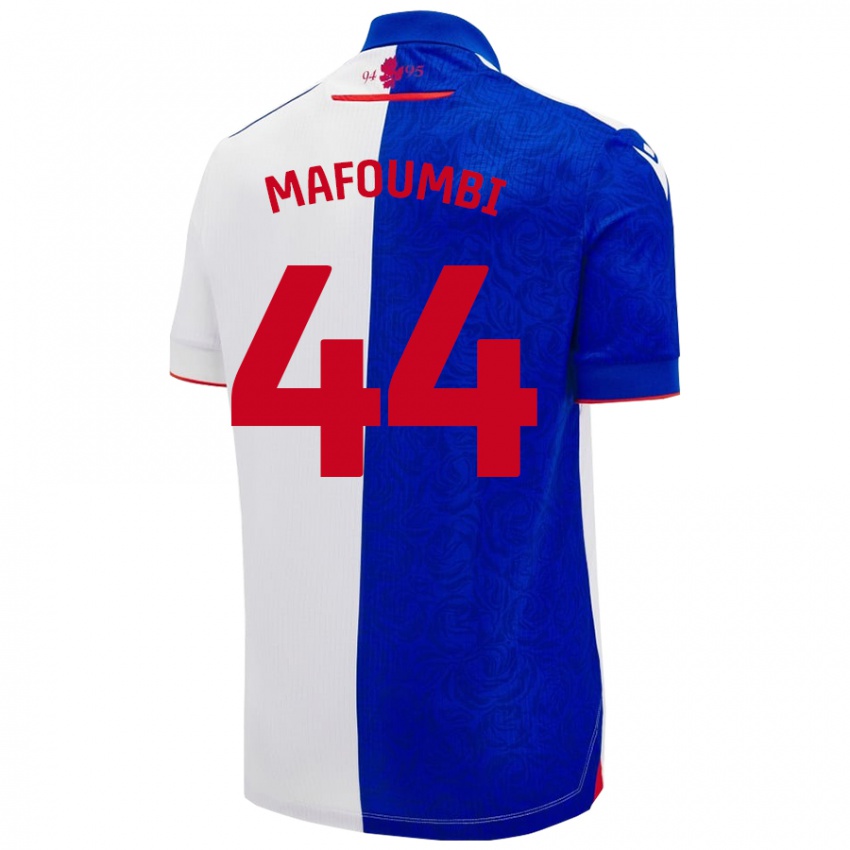 Herren Exaucé Mafoumbi #44 Himmelblau Weiß Heimtrikot Trikot 2024/25 T-Shirt Schweiz