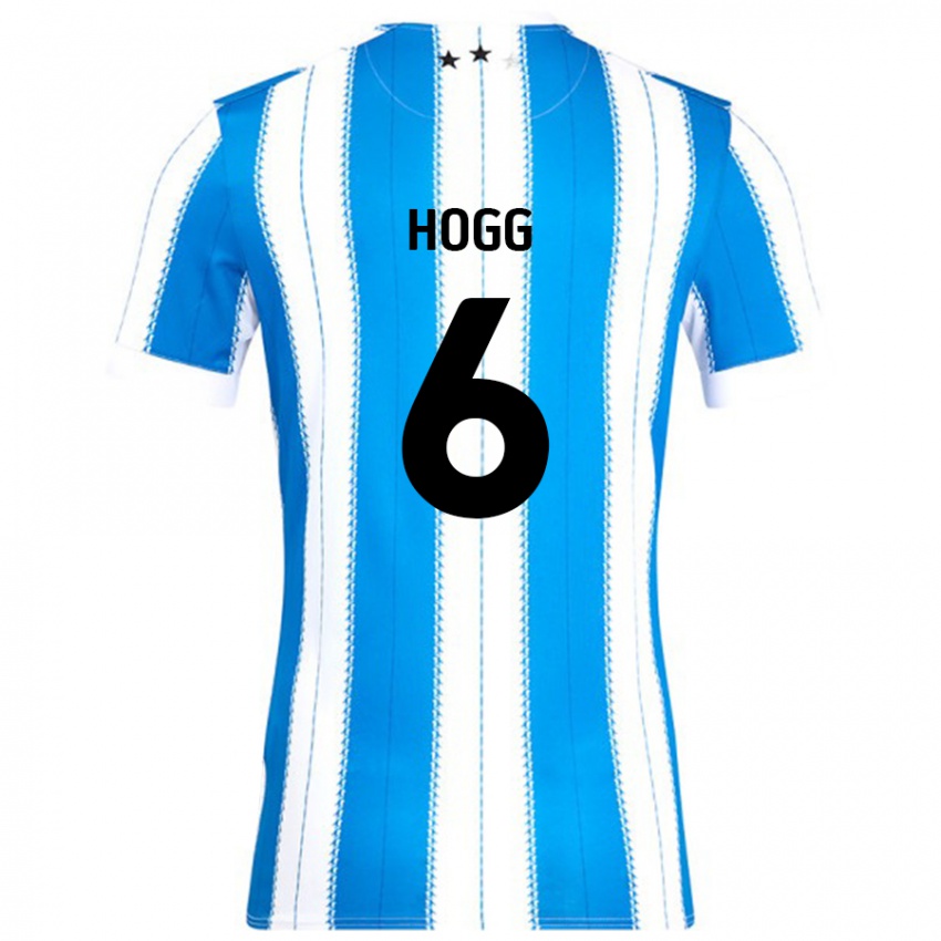 Herren Jonathan Hogg #6 Blau Weiß Heimtrikot Trikot 2024/25 T-Shirt Schweiz