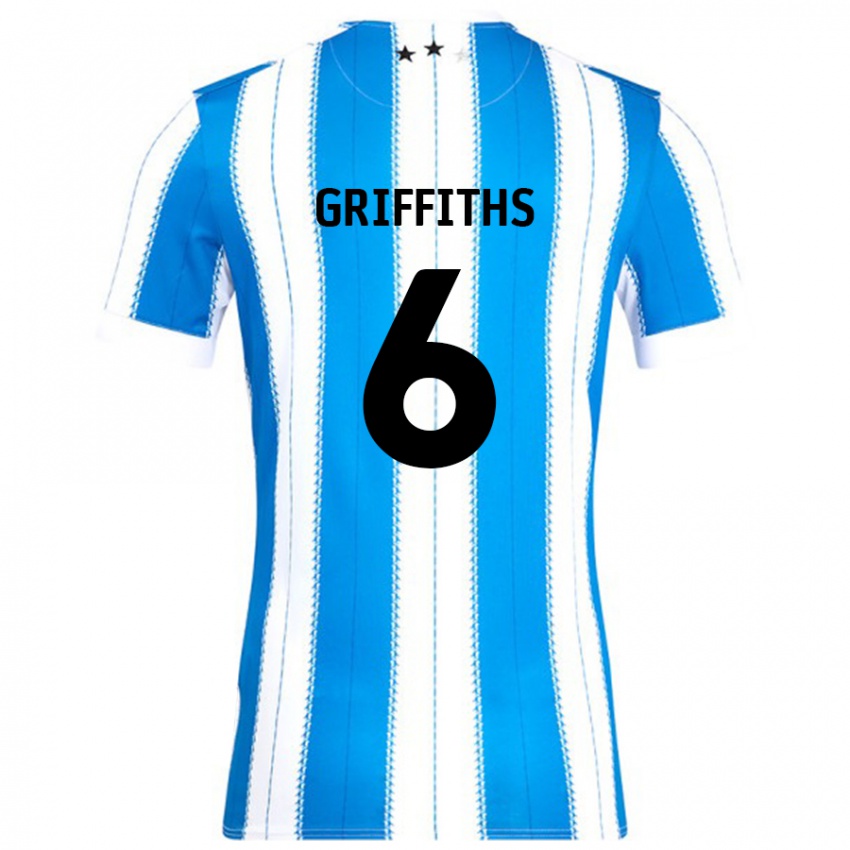 Herren Lauren Griffiths #6 Blau Weiß Heimtrikot Trikot 2024/25 T-Shirt Schweiz