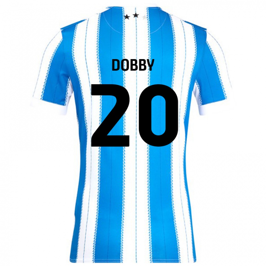 Herren Sarah Dobby #20 Blau Weiß Heimtrikot Trikot 2024/25 T-Shirt Schweiz