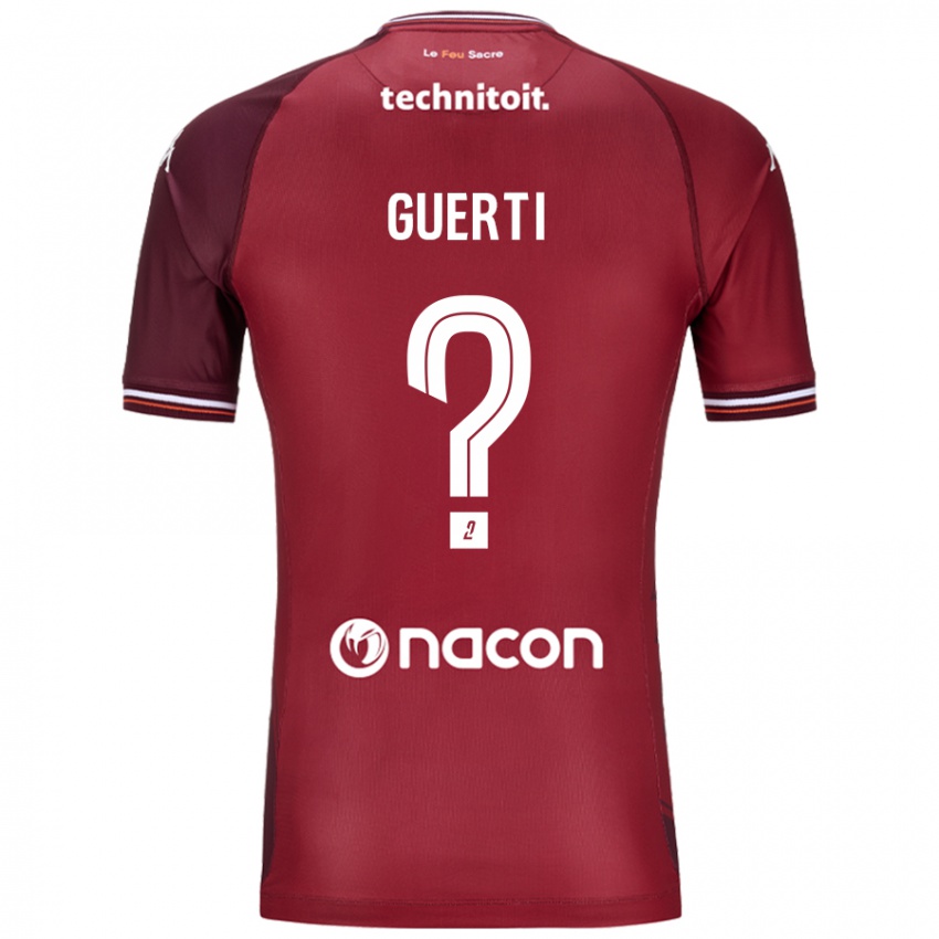 Herren Ismaël Guerti #0 Rot Granata Heimtrikot Trikot 2024/25 T-Shirt Schweiz