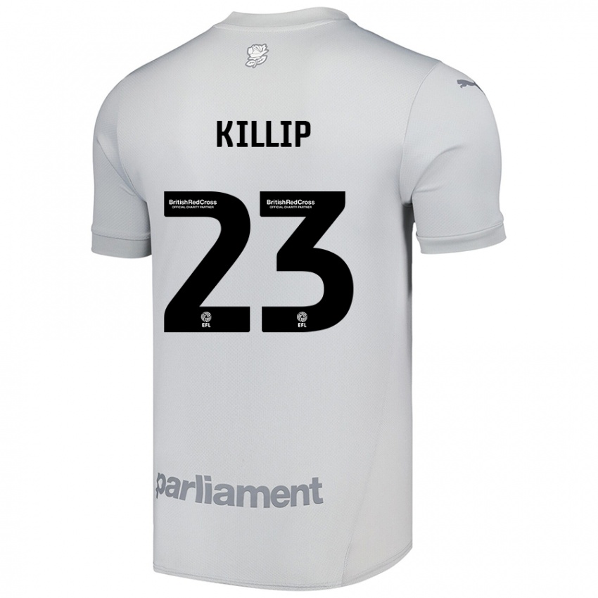 Herren Ben Killip #23 Silbergrau Auswärtstrikot Trikot 2024/25 T-Shirt Schweiz