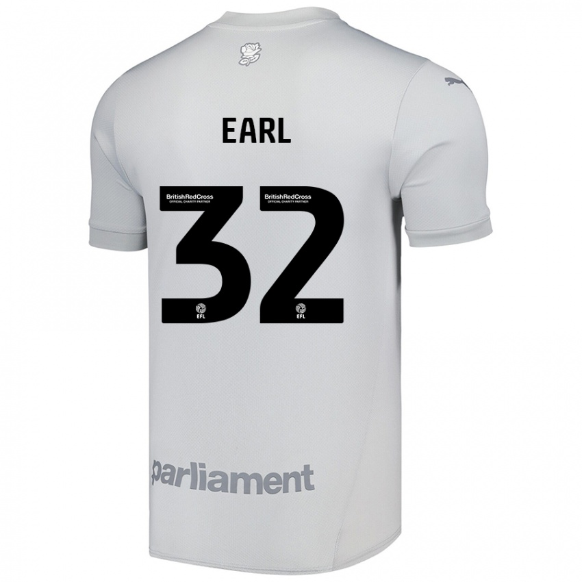 Herren Josh Earl #32 Silbergrau Auswärtstrikot Trikot 2024/25 T-Shirt Schweiz