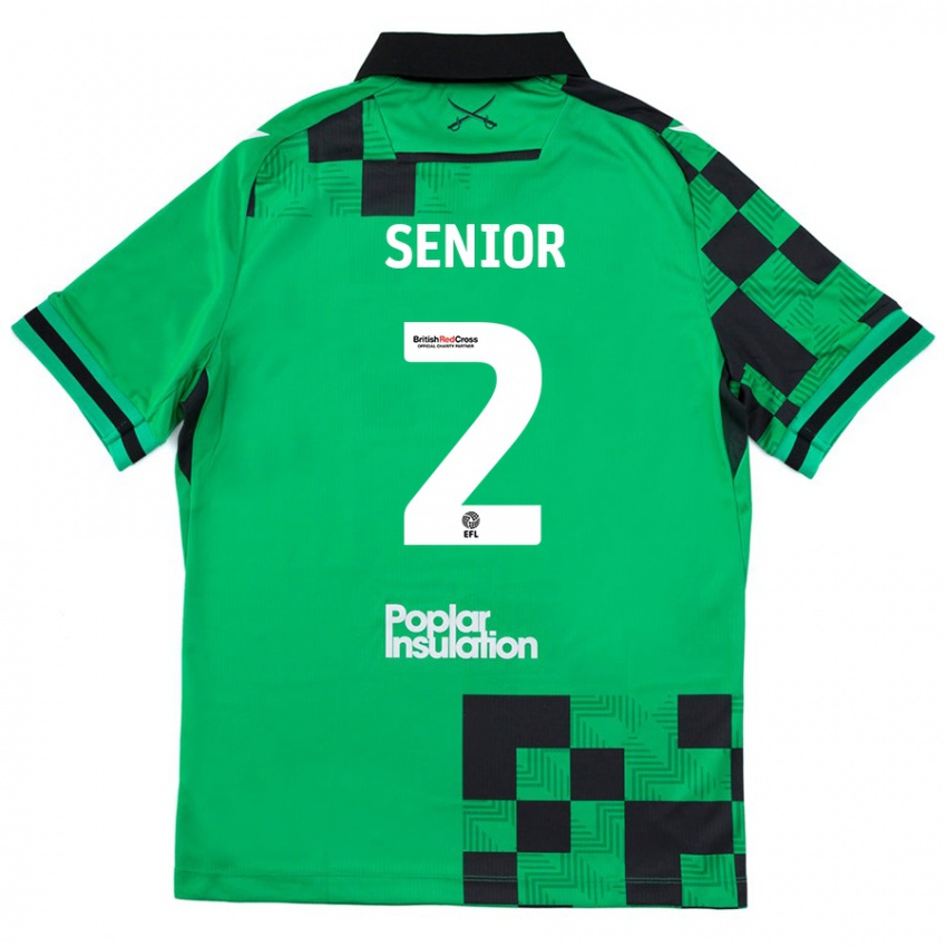 Homme Maillot Joel Senior #2 Vert Noir Tenues Extérieur 2024/25 T-Shirt Suisse