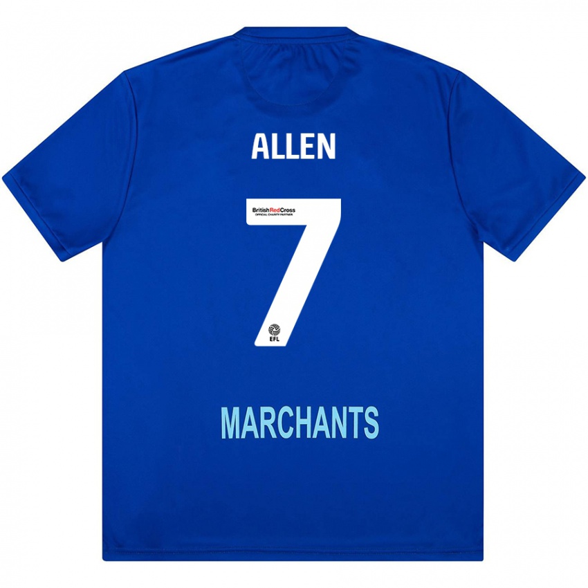 Herren Emily Allen #7 Grün Auswärtstrikot Trikot 2024/25 T-Shirt Schweiz