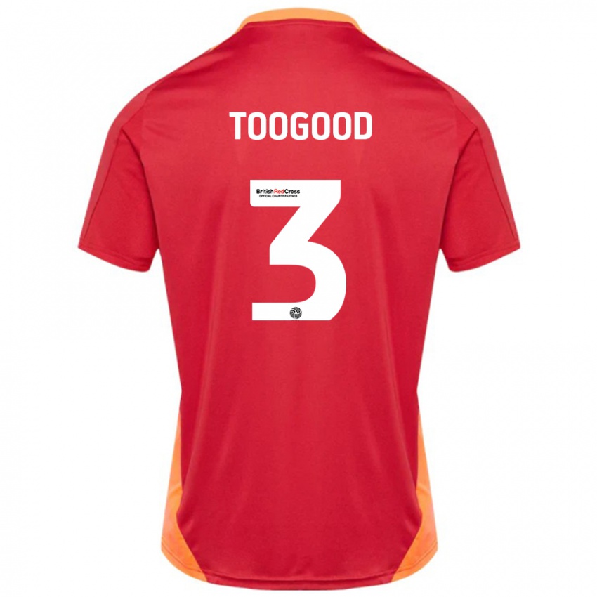 Herren Emily Toogood #3 Blau Cremeweiß Auswärtstrikot Trikot 2024/25 T-Shirt Schweiz