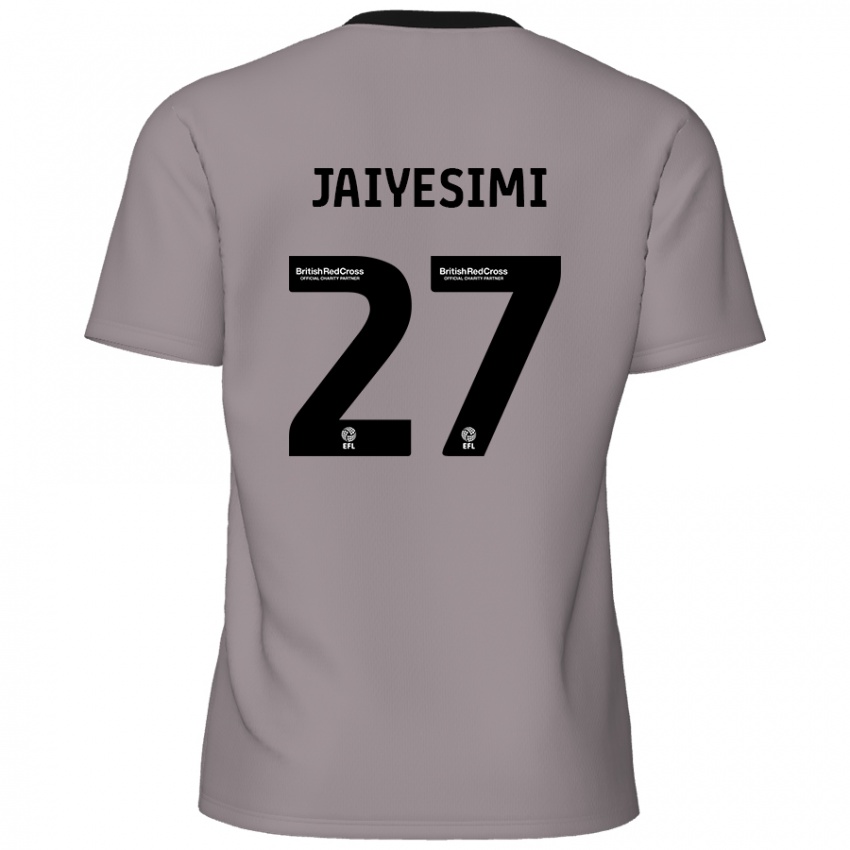 Homme Maillot Diallang Jaiyesimi #27 Gris Tenues Extérieur 2024/25 T-Shirt Suisse