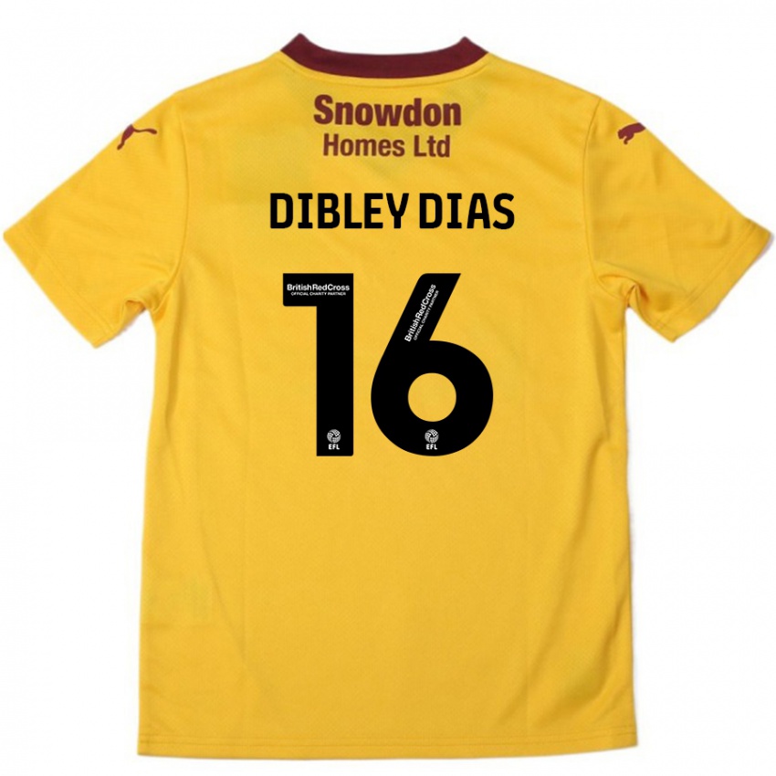 Herren Matt Dibley-Dias #16 Orange Burgunderrot Auswärtstrikot Trikot 2024/25 T-Shirt Schweiz