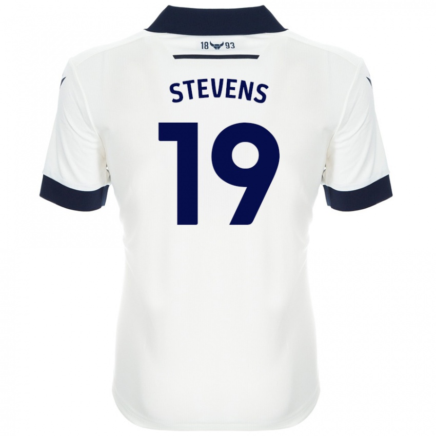 Herren Lily Stevens #19 Weiß Marineblau Auswärtstrikot Trikot 2024/25 T-Shirt Schweiz