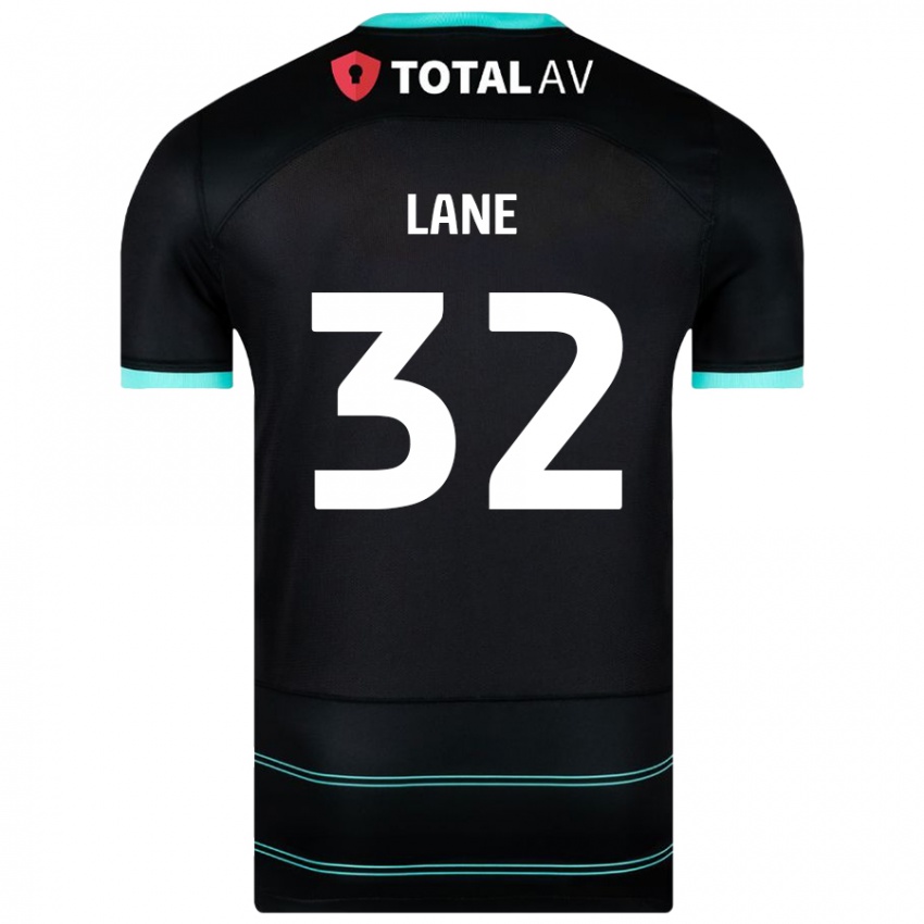 Herren Paddy Lane #32 Schwarz Auswärtstrikot Trikot 2024/25 T-Shirt Schweiz