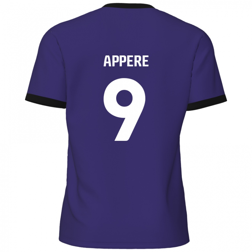 Herren Louis Appéré #9 Lila Auswärtstrikot Trikot 2024/25 T-Shirt Schweiz