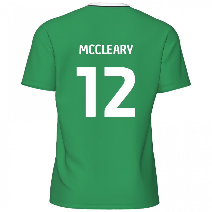 Herren Garath Mccleary #12 Grün Weiße Streifen Auswärtstrikot Trikot 2024/25 T-Shirt Schweiz