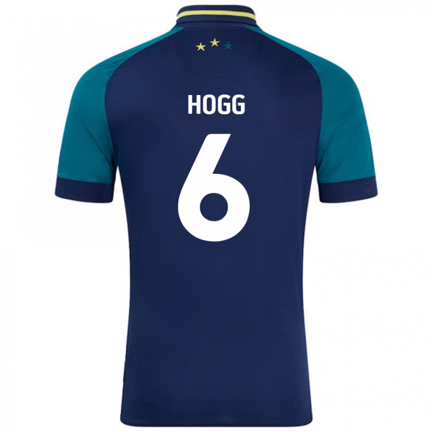 Herren Jonathan Hogg #6 Marine Dunkelgrün Auswärtstrikot Trikot 2024/25 T-Shirt Schweiz