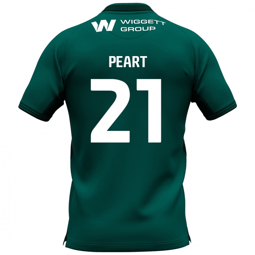 Homme Maillot Kalani Peart #21 Vert Tenues Extérieur 2024/25 T-Shirt Suisse