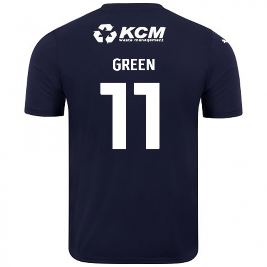 Homme Maillot Andre Green #11 Bleu Marine Tenues Extérieur 2024/25 T-Shirt Suisse