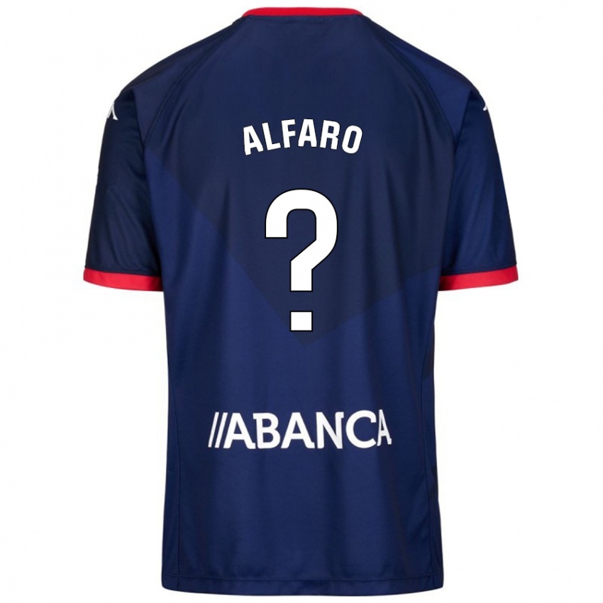 Herren Alejandro Alfaro #12 Marineblau Auswärtstrikot Trikot 2024/25 T-Shirt Schweiz