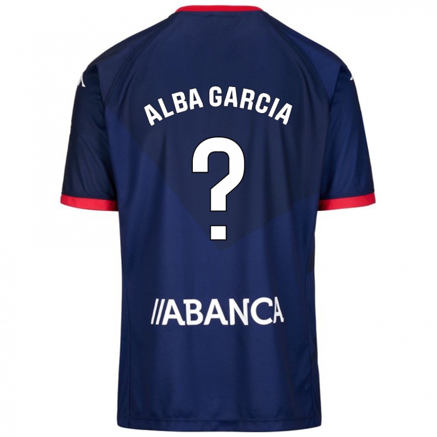 Herren Lucía Alba García #13 Marineblau Auswärtstrikot Trikot 2024/25 T-Shirt Schweiz