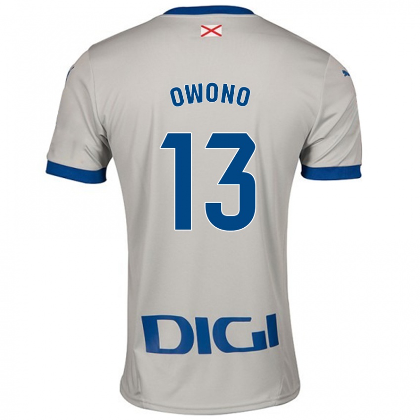 Herren Jesús Owono #13 Hellgrau Auswärtstrikot Trikot 2024/25 T-Shirt Schweiz