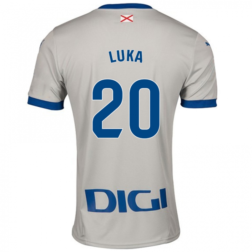 Herren Luka Romero #20 Hellgrau Auswärtstrikot Trikot 2024/25 T-Shirt Schweiz