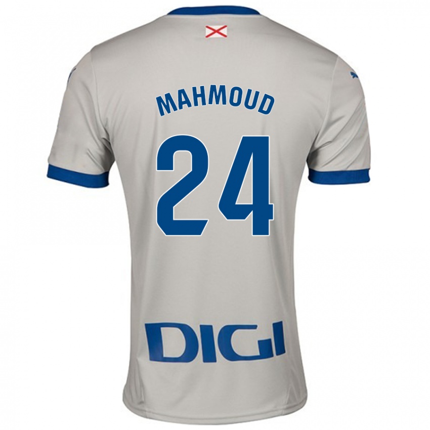 Herren Abdallahi Mahmoud #24 Hellgrau Auswärtstrikot Trikot 2024/25 T-Shirt Schweiz