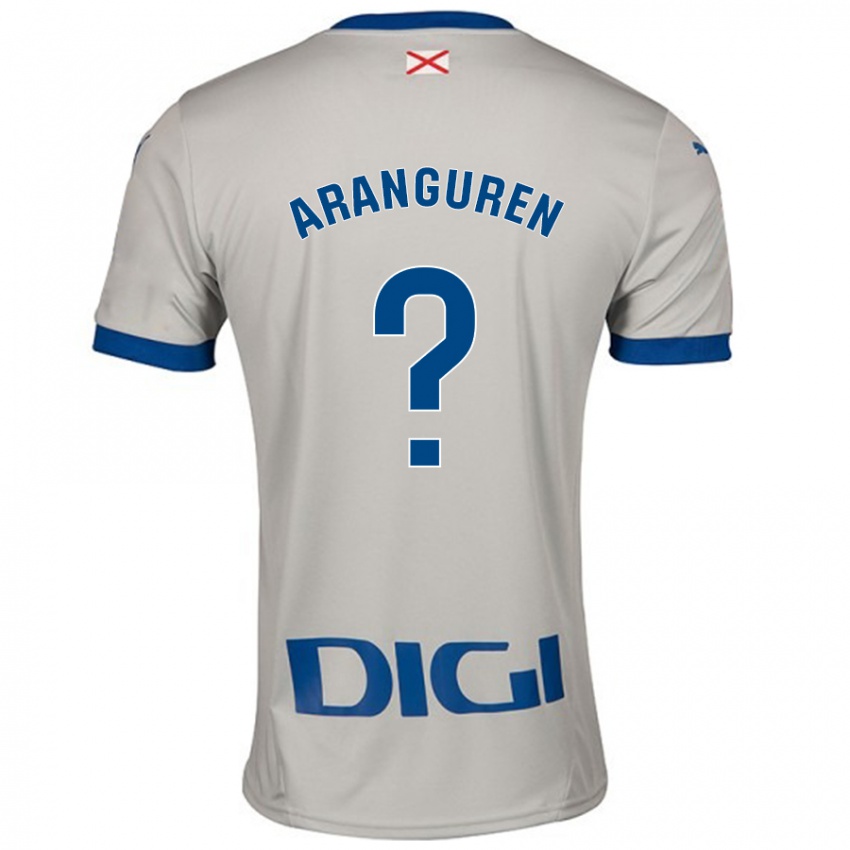 Herren Aitor Aranguren #0 Hellgrau Auswärtstrikot Trikot 2024/25 T-Shirt Schweiz