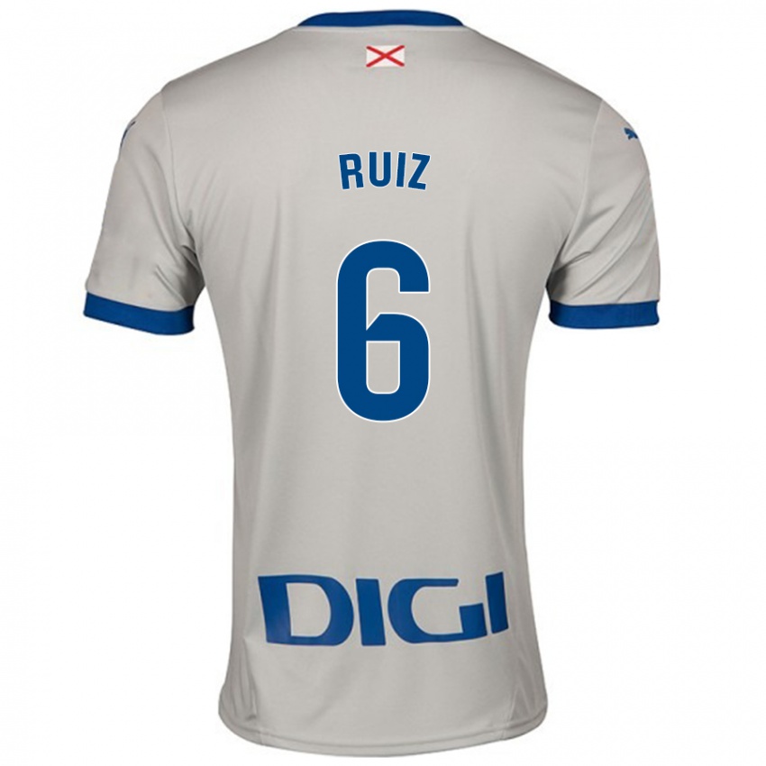 Herren Markel Ruiz #6 Hellgrau Auswärtstrikot Trikot 2024/25 T-Shirt Schweiz