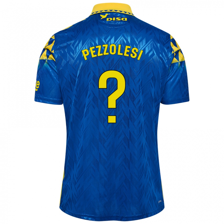 Herren Valentín Pezzolesi #0 Blau Gelb Auswärtstrikot Trikot 2024/25 T-Shirt Schweiz